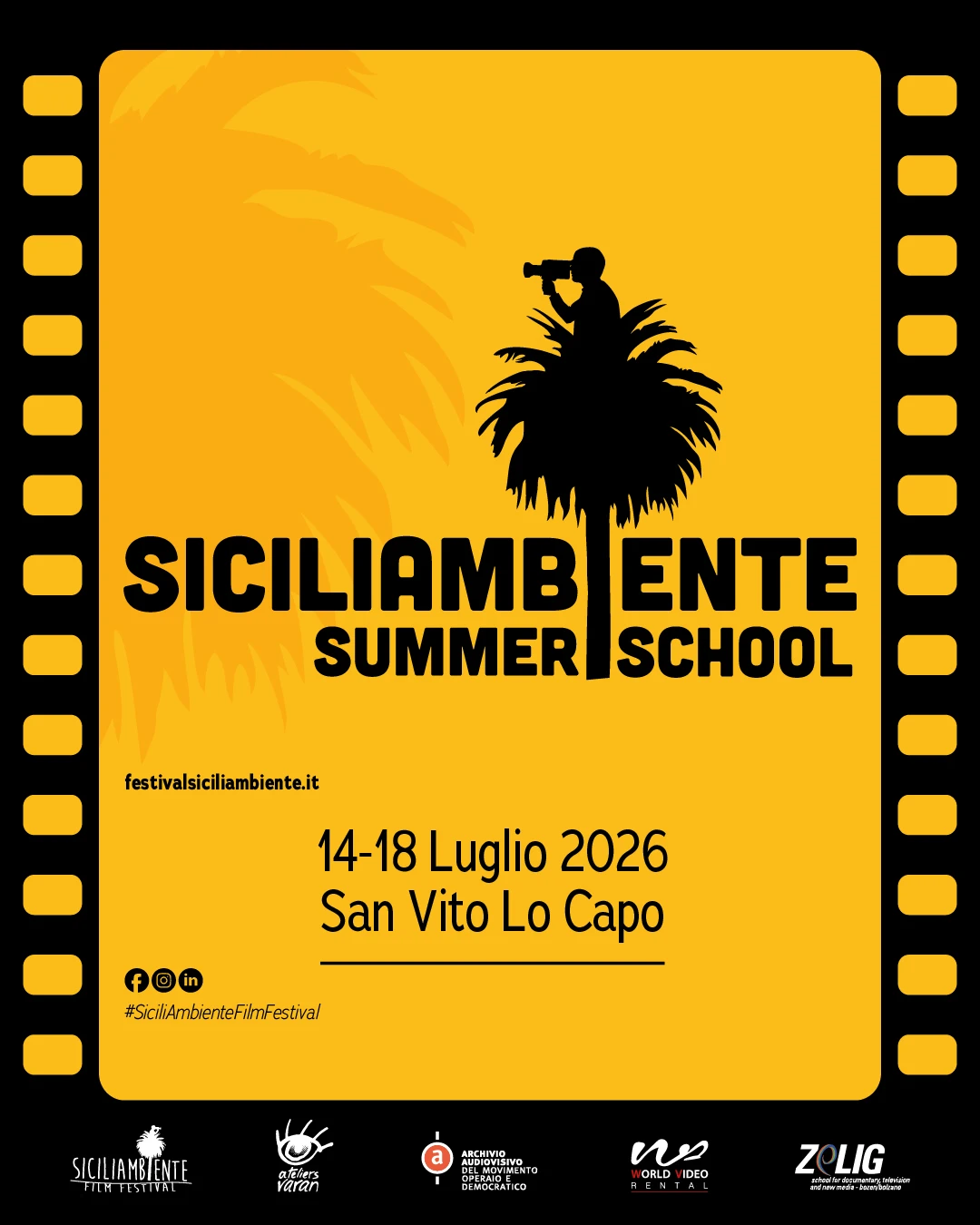Locandina SiciliAmbiente Summer School